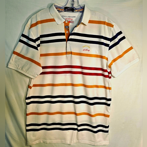 PAUL & SHARK YACHTING POLO SHIRT SIZE 3XL pre-owned - Picture 6 of 12
